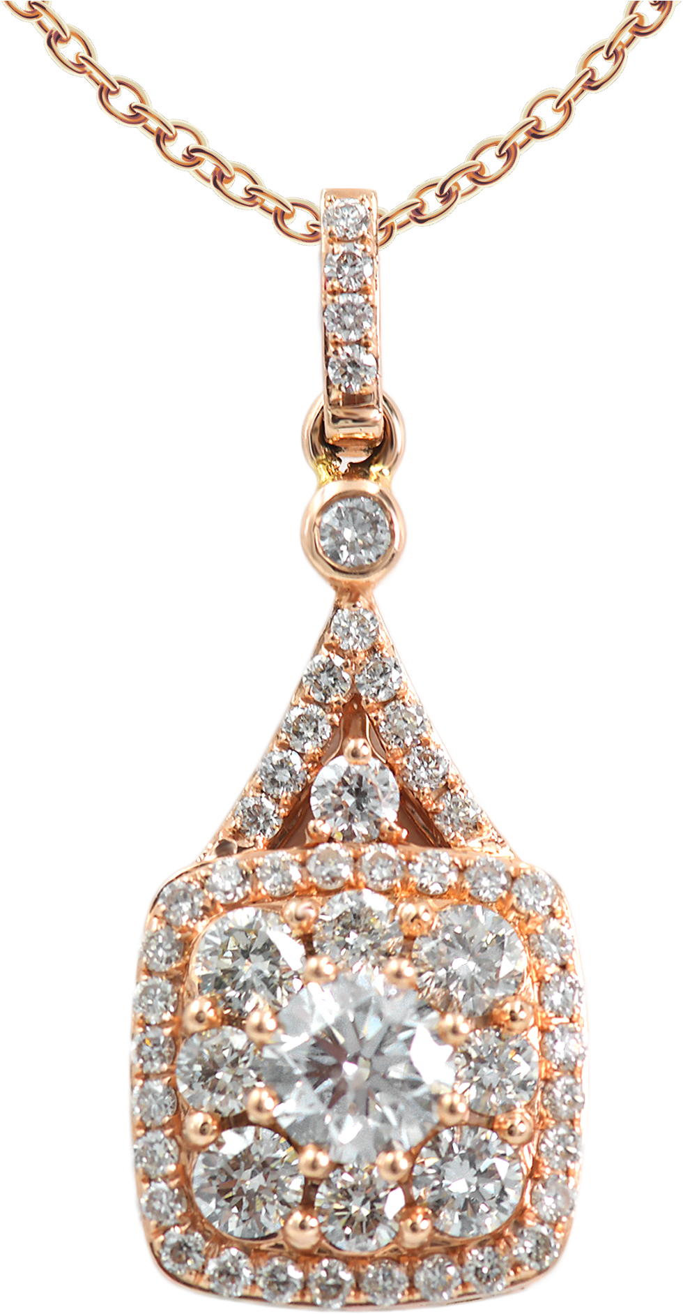 Factors Affecting The Existence Of Rose Gold Jewelry - Necklace (2000x2000), Png Download