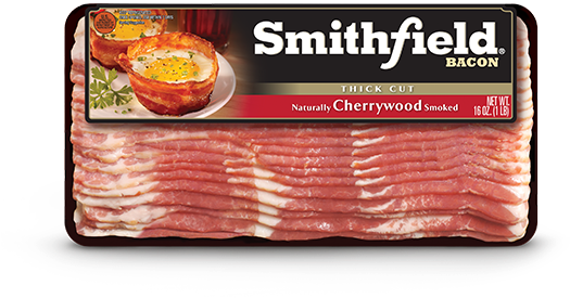 Cherrywood Smoked Bacon - Smithfield Bacon For Life (620x450), Png Download
