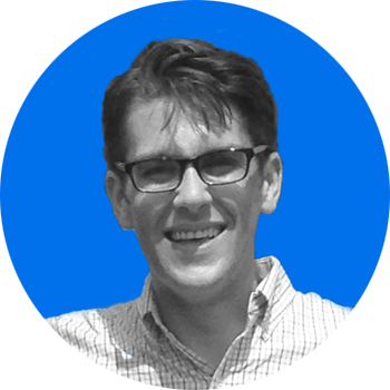 Cam Blue Headshot Smiling - Senior Citizen (350x350), Png Download