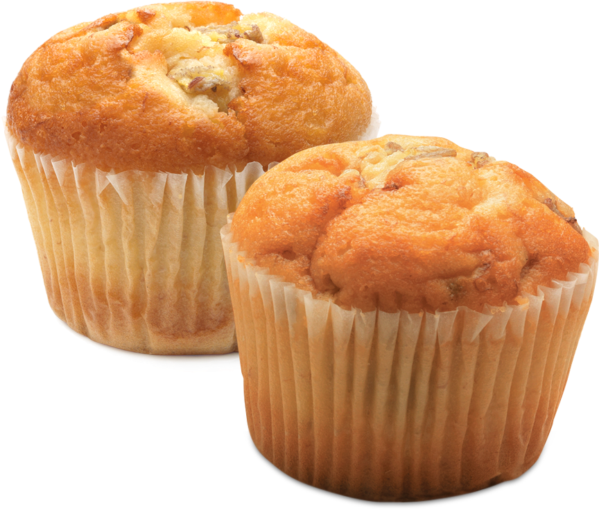 2banana-muffins - Marrybrown (900x900), Png Download