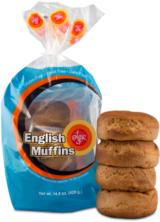 Ener-g English Muffins - Ener-g English Muffins - 14.8 Oz Bag (368x480), Png Download