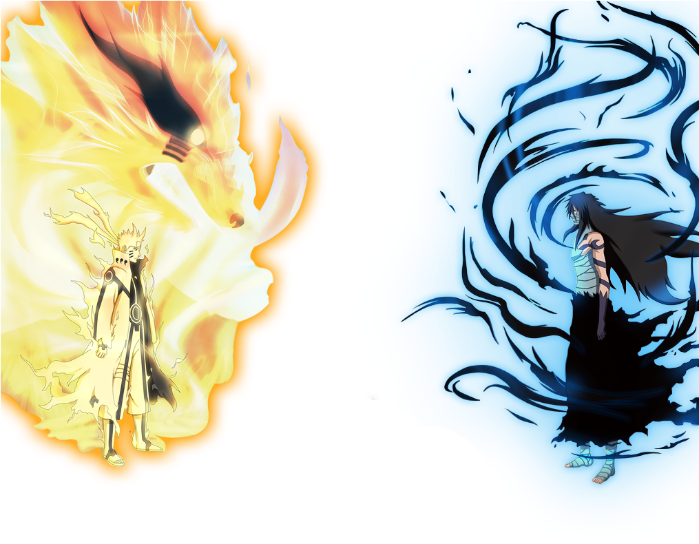 Naruto Uzumaki Vs Ichigo Kurosaki Download - 1 Tails Chakra Mode (1014x800), Png Download