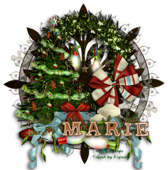 Christmas Lights - Christmas Tree (600x600), Png Download