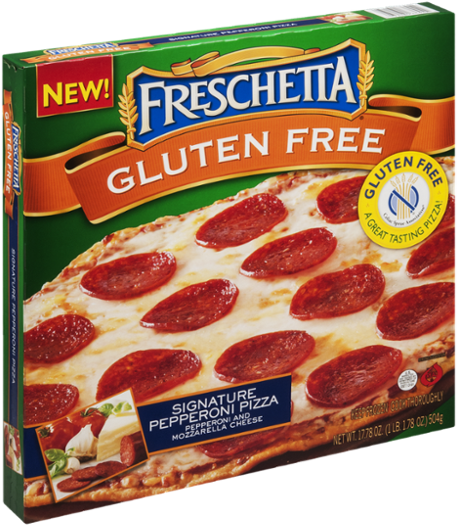 Freschetta Signature Pepperoni Pizza - 17.78 Oz Box (600x600), Png Download