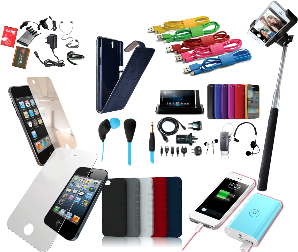 Download HD Misc Accessories Mobile Phone Accessories Png Transparent 
