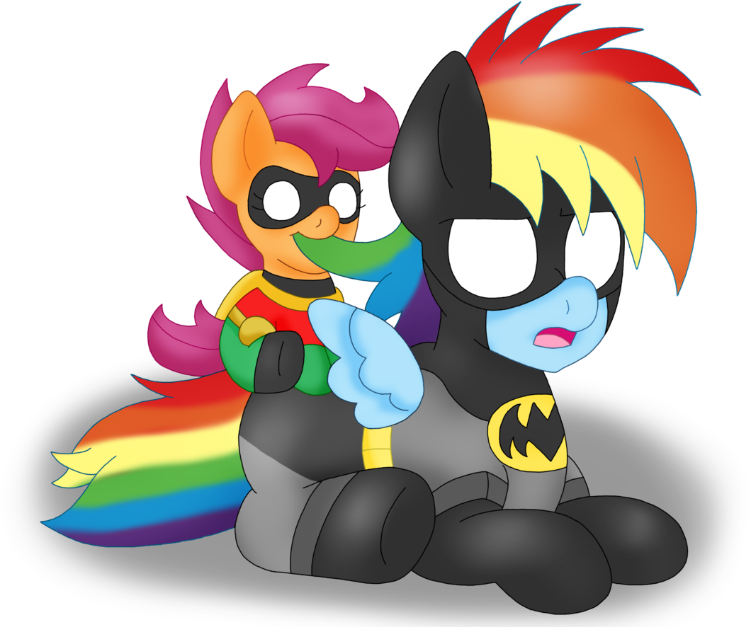 Blackbewhite2k7, Baby, Baby Pony, Baby Scootaloo, Batman, - My Little Pony: Friendship Is Magic (1178x1024), Png Download