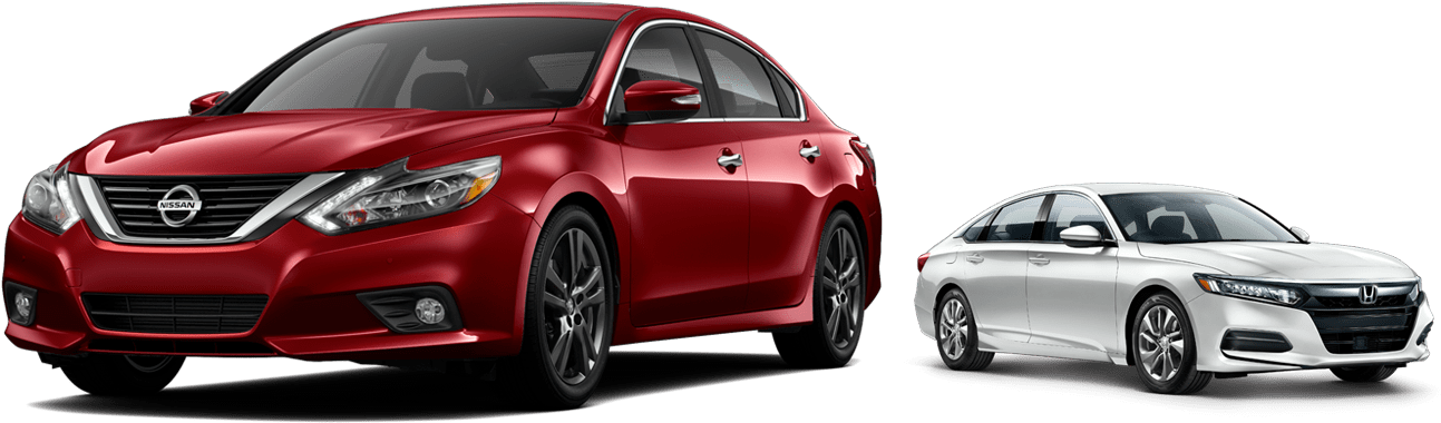 Nissan Alitima Vs Honda Accord - Nissan Altima 2017 Midnight Edition (1440x440), Png Download