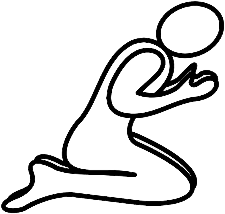 Symbol Of Prayer Hands (800x800), Png Download
