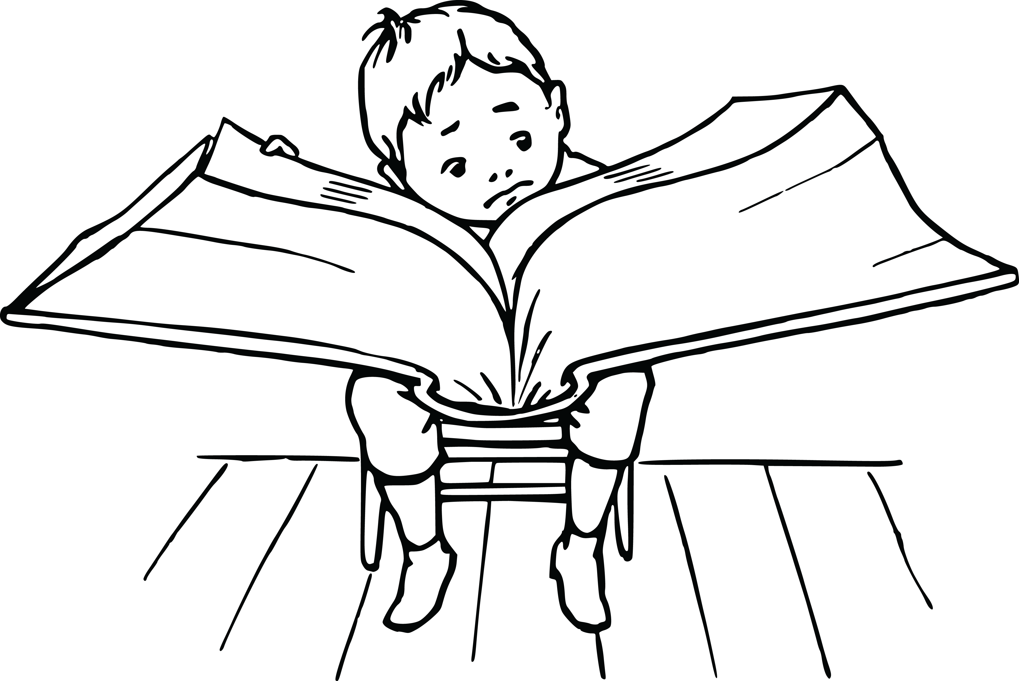 , , - Read Clipart Black And White (4000x2675), Png Download