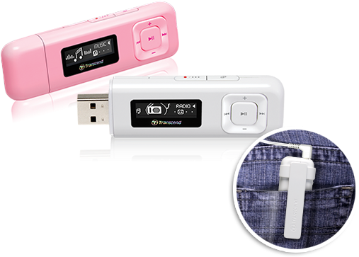 The Included Detachable Sport Clip Lets You Connect - Transcend T Sonic 330 (600x450), Png Download