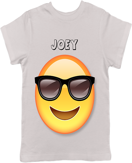 Sunglasses Emoji T-shirt - Emoji (600x819), Png Download