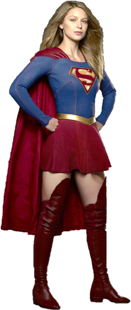 Supergirl Png - Supergirl Kara Danvers Costume (529x1092), Png Download