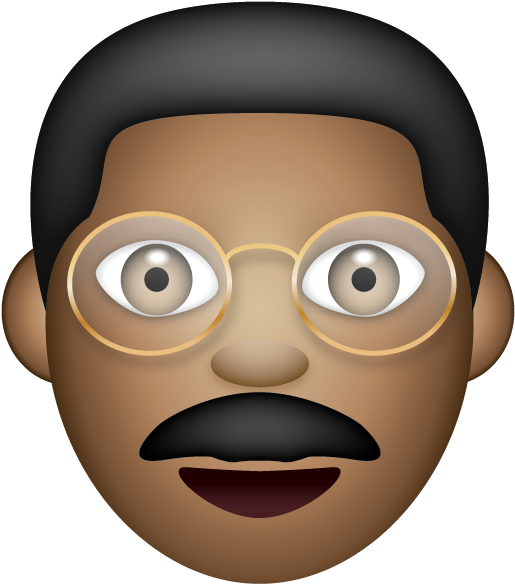 Emoji Round 2 Jackie Chiles (667x667), Png Download