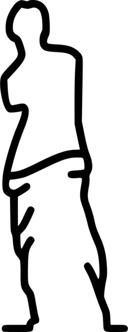 About 203 Free Commercial & Noncommercial Clipart Matching - Afrodita Icon (260x671), Png Download