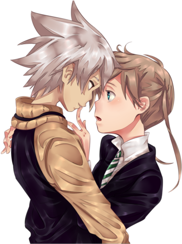 Anime, Soul Eater, And Maka Albarn Image - Soul X Maka (500x500), Png Download