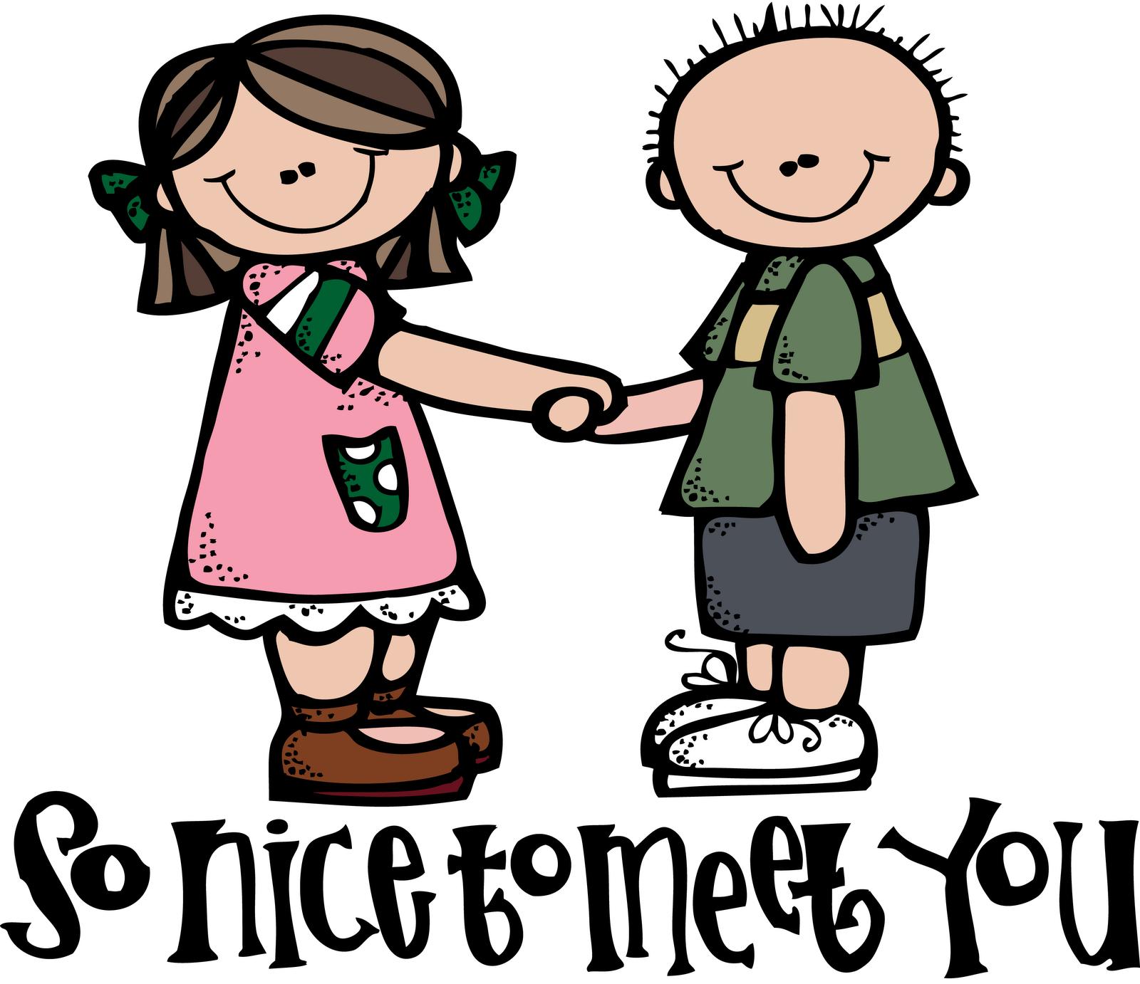19 Make Friends Png Royalty Free Huge Freebie Download - Nice To Meet You Cartoon (1600x1382), Png Download