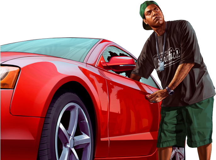 Gta V Car Png - Grand Theft Auto V Render (700x516), Png Download