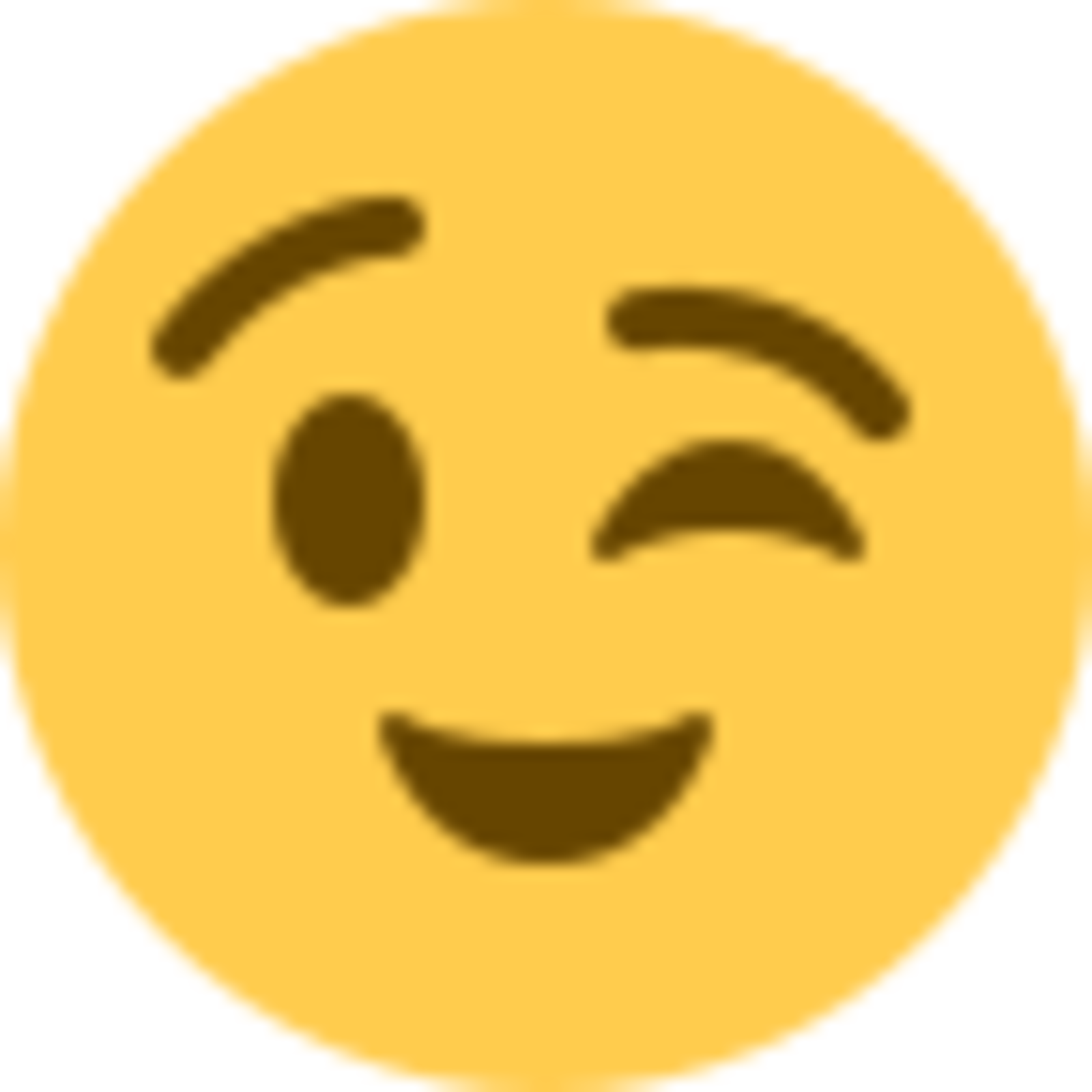 Somehow They Have Made It Perfectly Acceptable To Respond - Emoji Guiñando El Ojo (1600x1600), Png Download