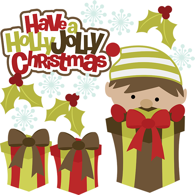 Have A Holly Jolly Christmas Svg Christmas Clipart (648x647), Png Download