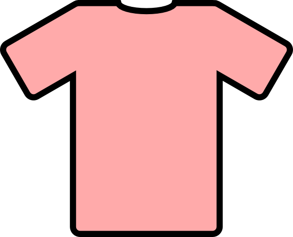 Tee Shirt Coloring Pages (600x486), Png Download