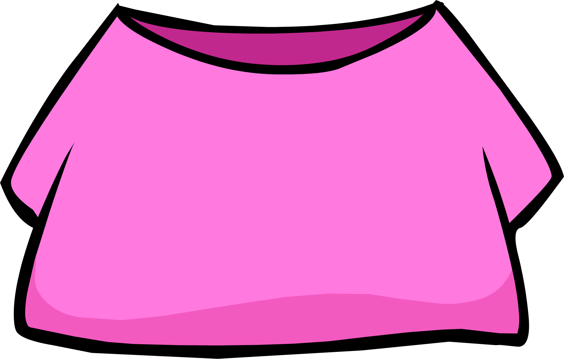 Pink Shirt - Club Penguin Shirt (1912x1216), Png Download