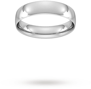5mm Traditional Court Standard Wedding Ring In Ste - Dyrberg/kern (350x350), Png Download