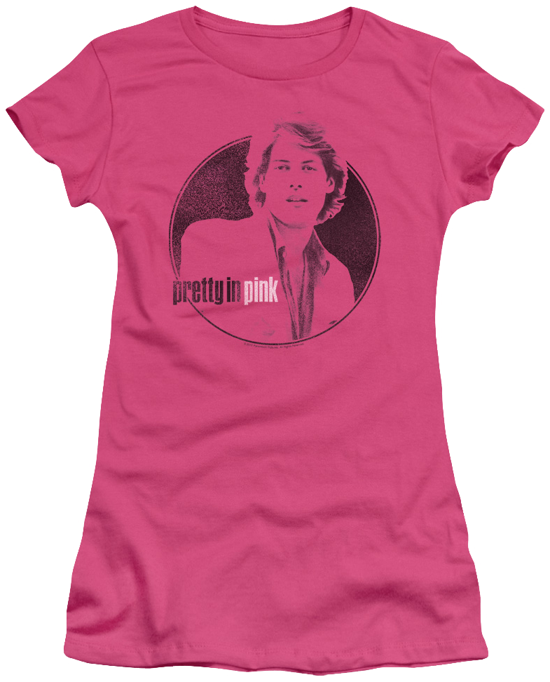 Steff Pretty In Pink Shirt - Pretty In Pink/steff Junior Sheer In Hot Pink, Girl's, (785x972), Png Download