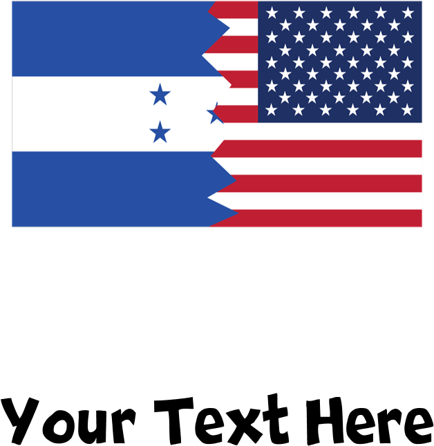 Honduran American Flag Teddy Bear - Cartoon Alligator (700x700), Png Download
