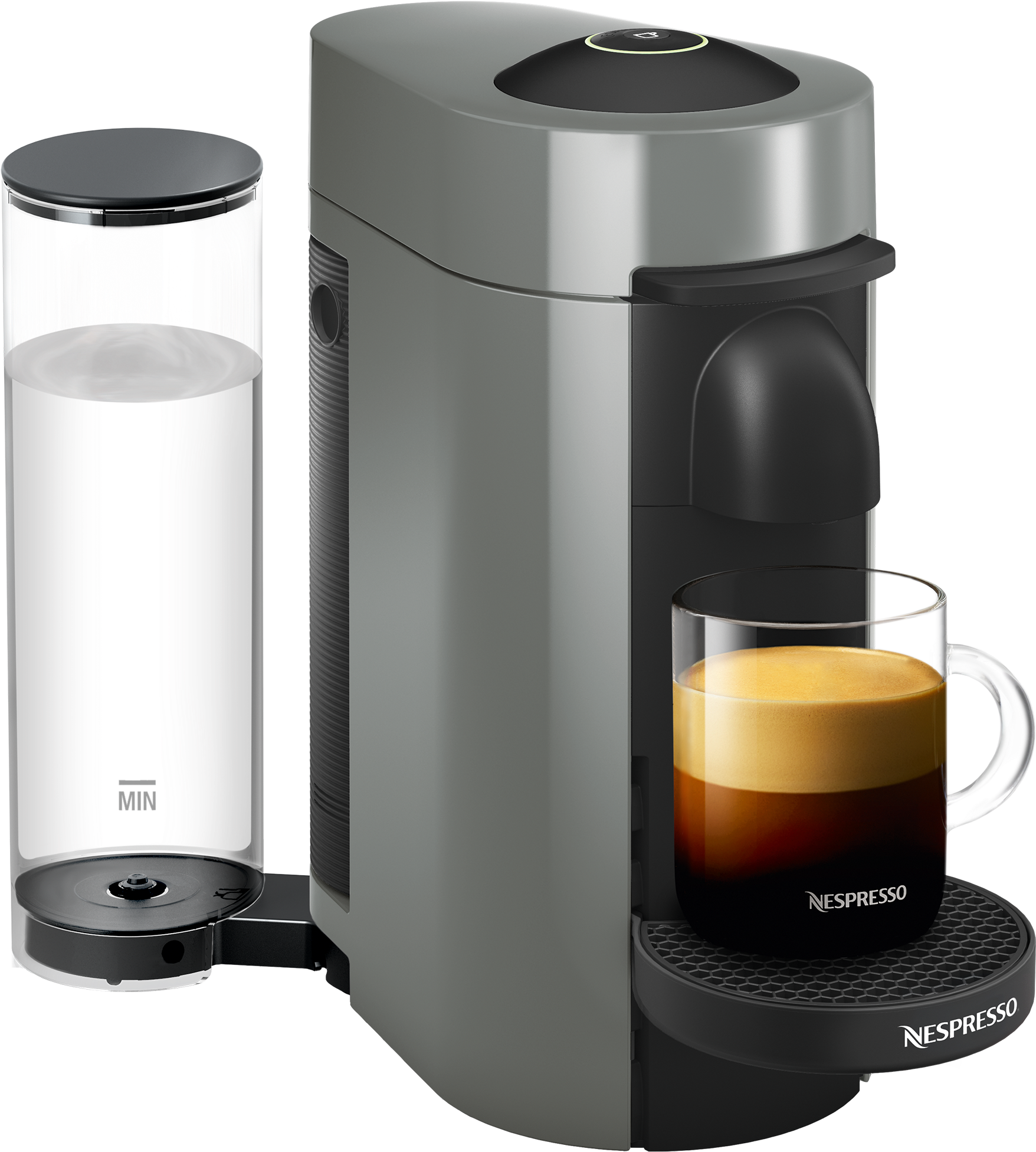Nespresso Vertuoplus Grey (2000x2000), Png Download