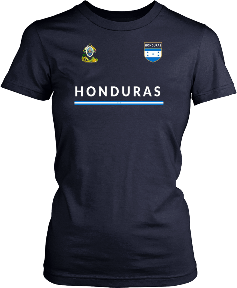 Honduras T-shirt Hondurans Flag Tee Retro Soccer Jersey - It's Too Peopley Outside (960x960), Png Download