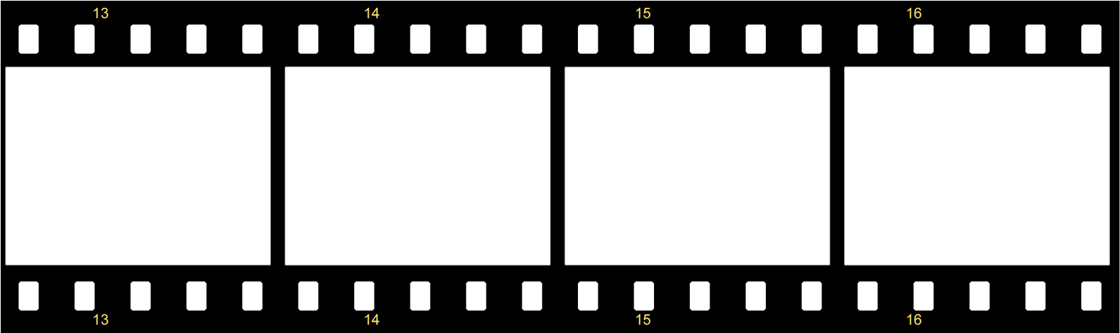 How To Download - Film Strip Png (1600x472), Png Download