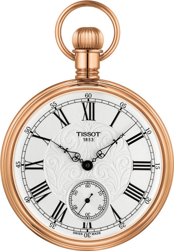 Tissot Lepine Mechanical Pocket Watch T8614059903301 - T861 405.99 033.01 (555x841), Png Download
