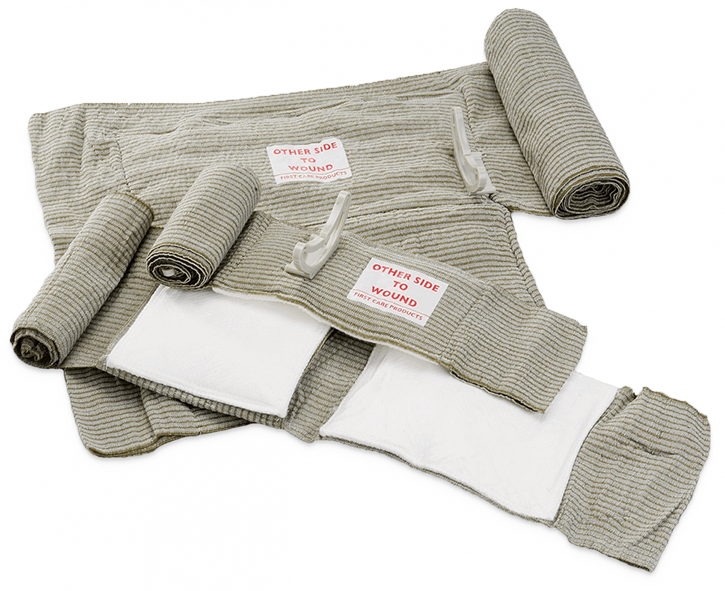 The Original Pressure Bandage - Israeli Bandage Sling (725x591), Png Download