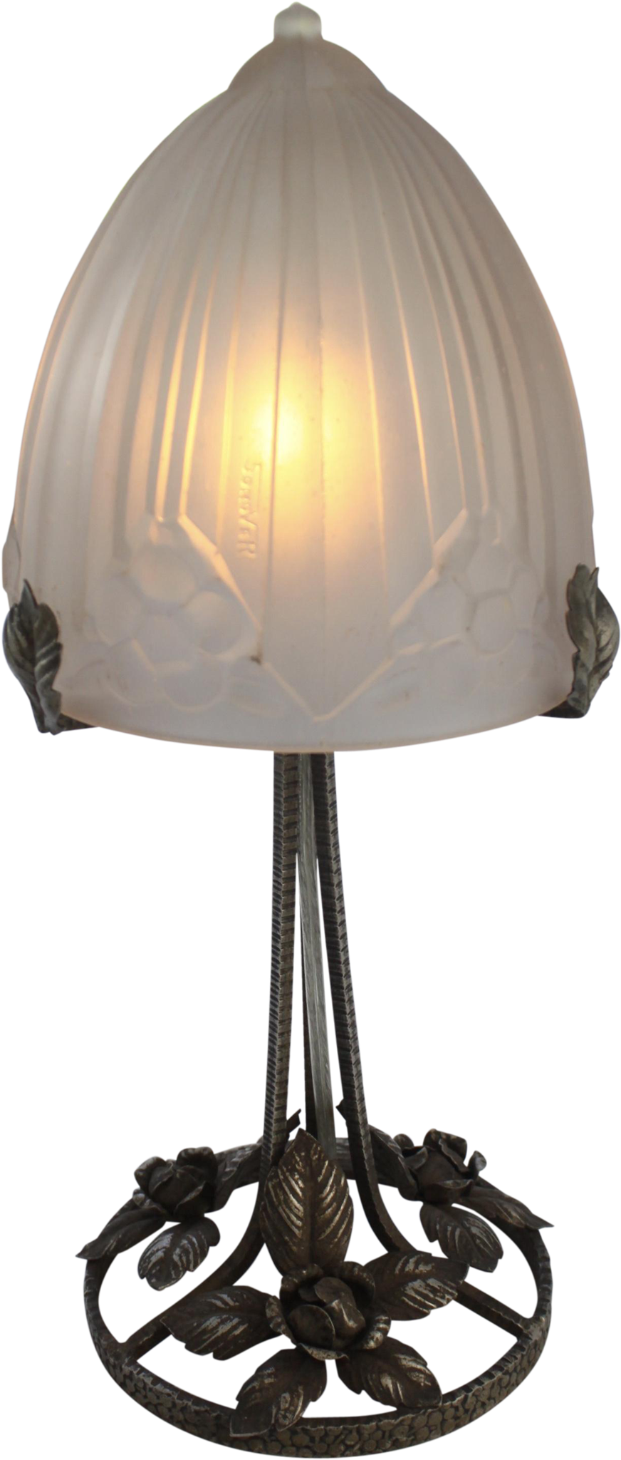 44 Elegant Art Deco Desk Lamp Pics - Light Fixture (2048x2048), Png Download