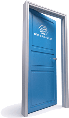 Boys And Girls Club Door (300x426), Png Download