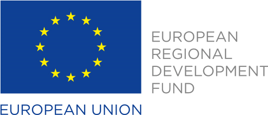 Research Facilities - European Regional Development Fund Logo (591x236), Png Download