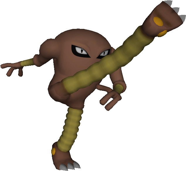 Download Zip Archive - Super Smash Bros Hitmonlee (750x650), Png Download