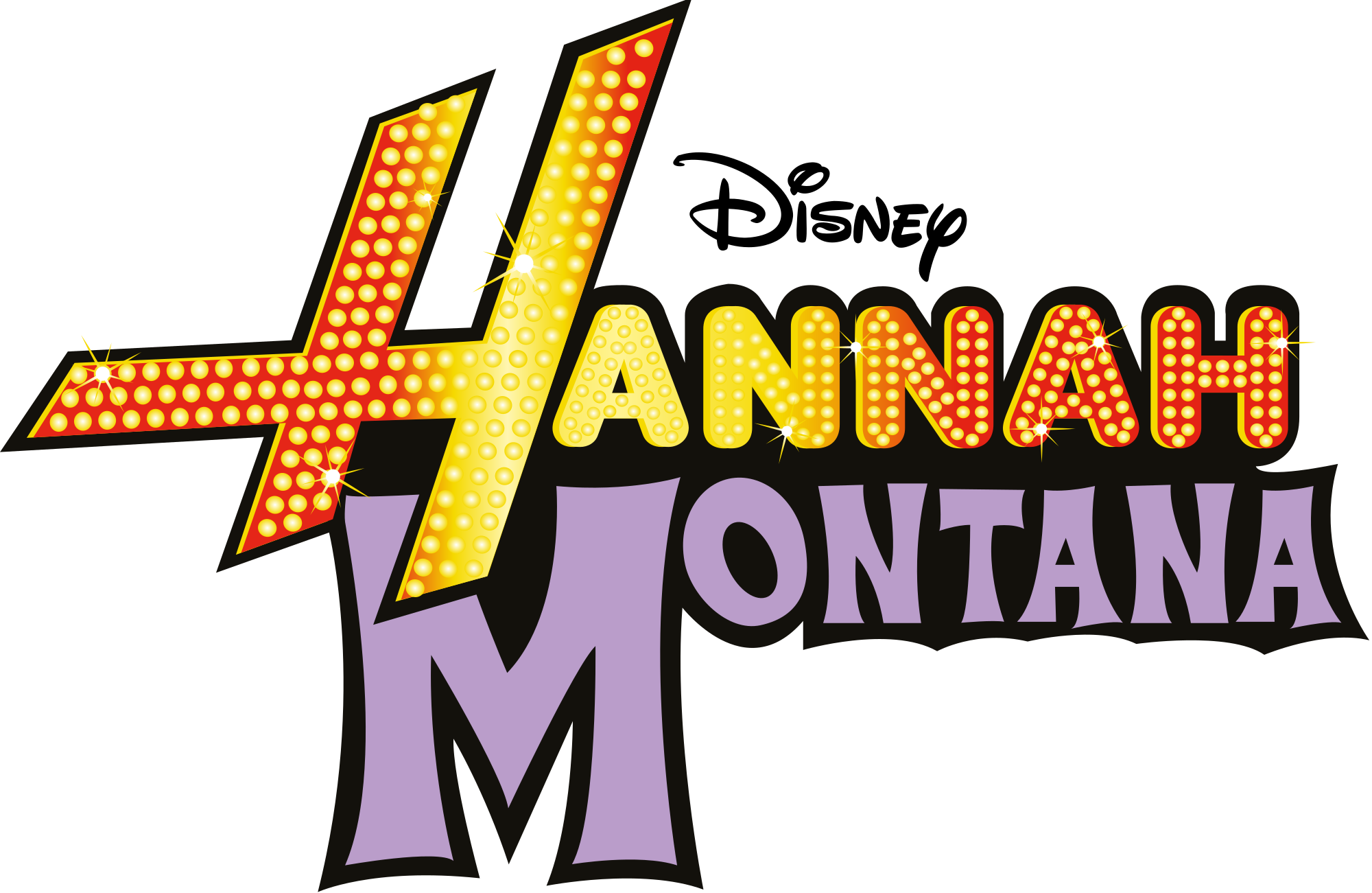 Disney Hannah Montana Logo - Hannah Montana And Icarly (2000x1301), Png Download