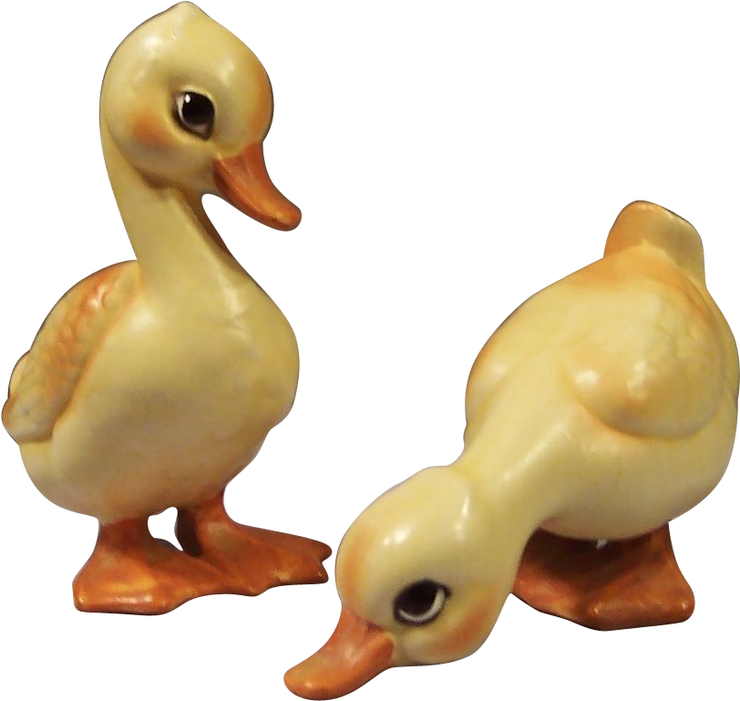 Vintage Easter Lefton Baby Ducks Ducklings H6981 From - Duck (811x811), Png Download