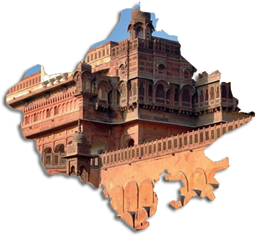 Junagarh Fort Is A Fort In The City Of Bikaner, Rajasthan, - Bikaner (400x357), Png Download