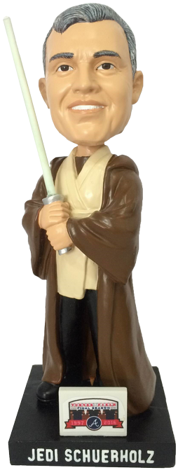 01 Fri Braves Star Wars Jedi Master John Schuerholz - Figurine (600x800), Png Download