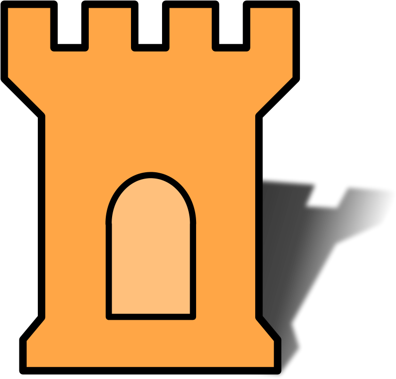 Icone Chateau Fort (1024x1024), Png Download