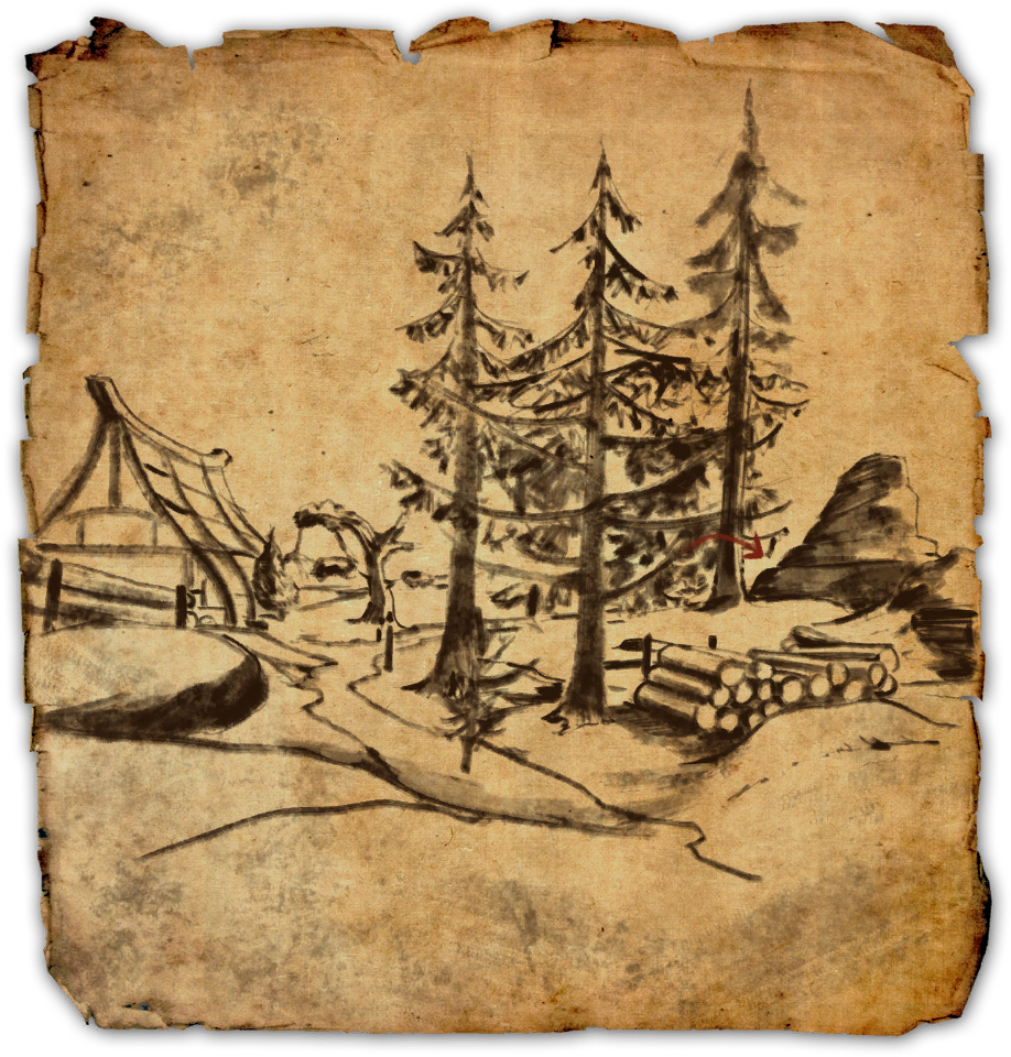 Eastmarch Treasure Map Vi - Elder Scrolls Online Treasure Map (1024x1024), Png Download