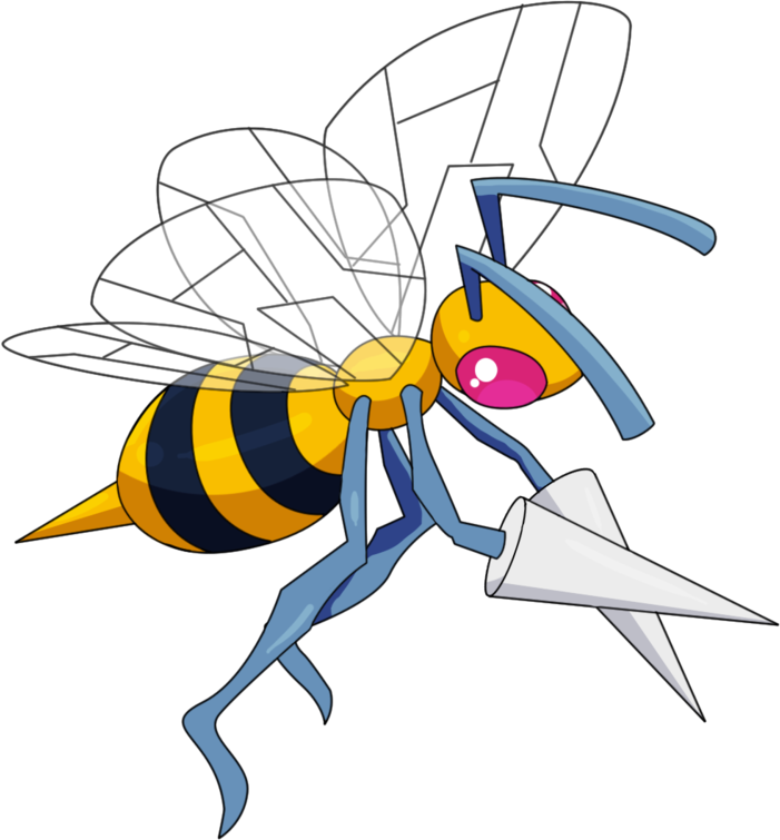 Pokemon Pets On Twitter - Beedrill Pokemon (701x755), Png Download