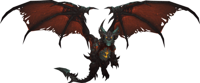 Deathwing Png - World Of Warcraft Deathwing Png (640x267), Png Download