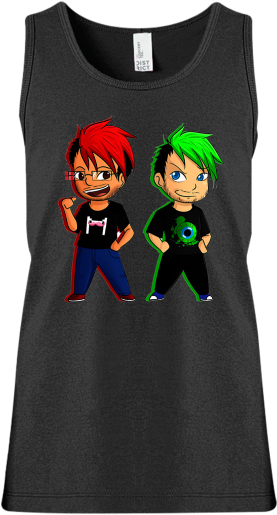 Markiplier And Jacksepticeye Girls' Tank Top T-shirts - Markiplier And Jacksepticeye Tshirt (1024x1024), Png Download