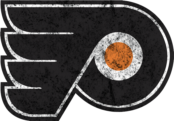 Philadelphia Flyers 1967-present Primary Logo Distressed - Philadelphia Flyers Decal (822x1086), Png Download