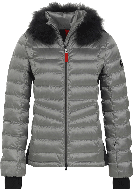 Womens Fire & Ice Belen-d Down Jacket Silver - Bogner Belen-d-36 (600x785), Png Download