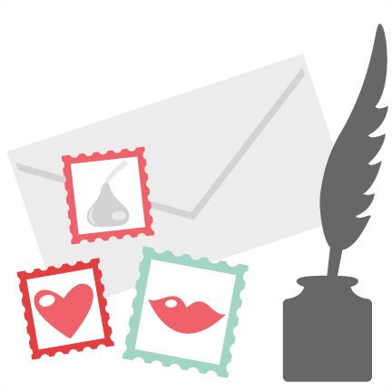 Love Letter Set Svg Cutting Files Love Letter Svg Cuts - Love Letter (432x432), Png Download