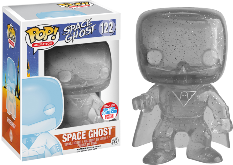 Invisible Space Ghost Nycc 2016 Pop Vinyl Figure - Space Ghost Funko Pop Nycc (768x545), Png Download